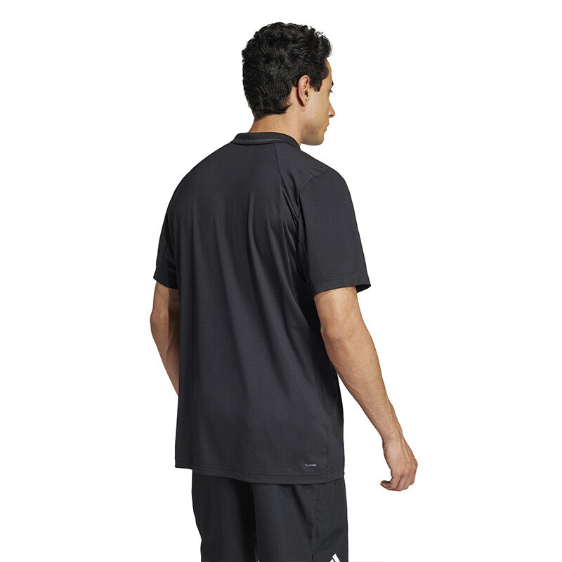 Adidas Club Pique Polo (M) (Black) Adidas
