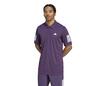 Adidas Club 3 Stripes Polo (M) (Aurora Plum)