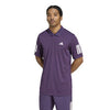 Adidas Club 3 Stripes Polo (M) (Aurora Plum)