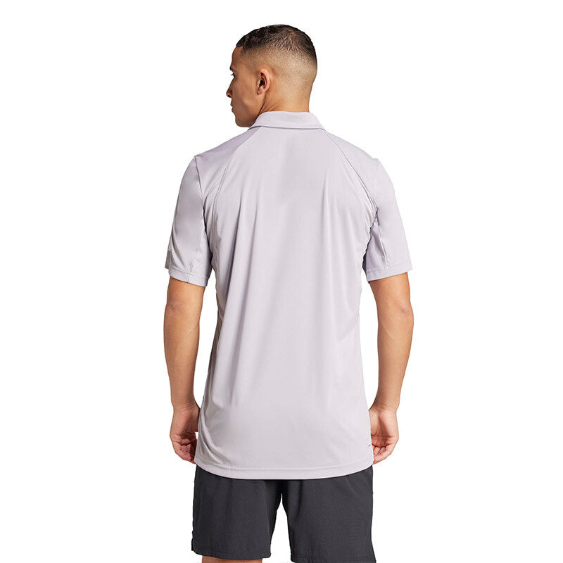 Adidas Club 3 Stripes Polo (M) (Glory Grey)