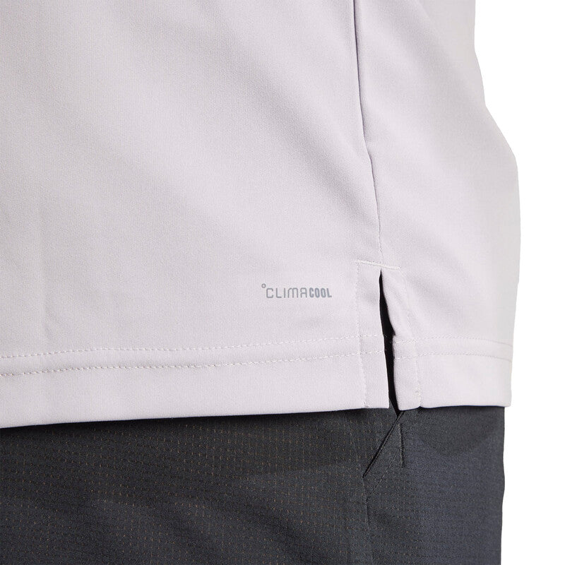 Adidas Club 3 Stripes Polo (M) (Glory Grey)
