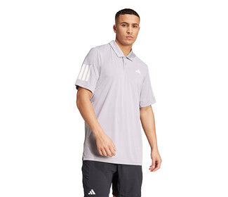 Adidas Club 3 Stripes Polo (M) (Glory Grey)