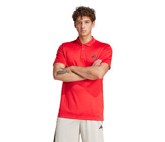 Adidas Workout Essentials Polo (M) (Pure Ruby)