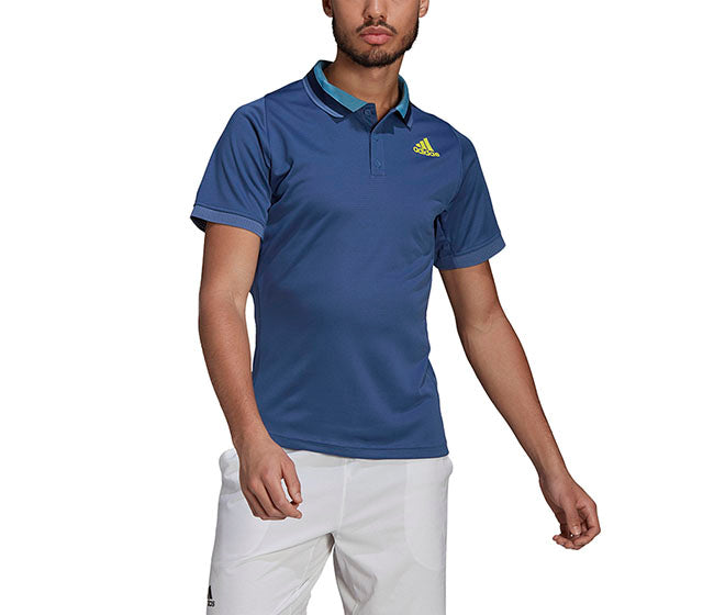 Adidas Freelift Primeblue Polo (M) (Blue)