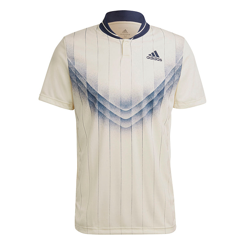 Adidas Graphic Polo (M) (Cream)