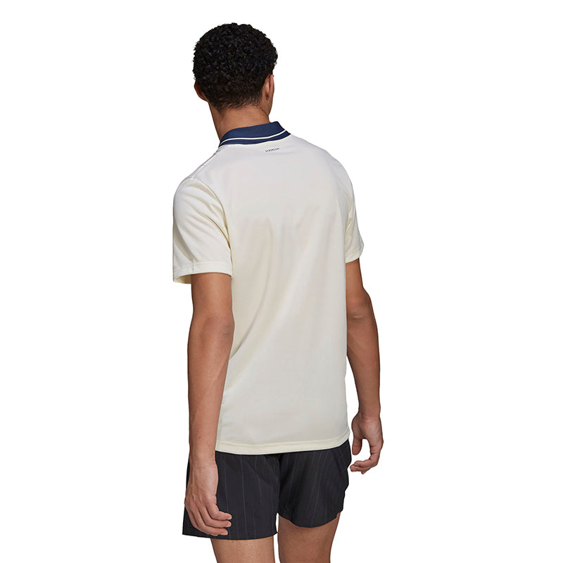 Adidas Graphic Polo (M) (Cream)