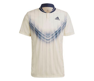 Adidas Graphic Polo (M) (Cream)