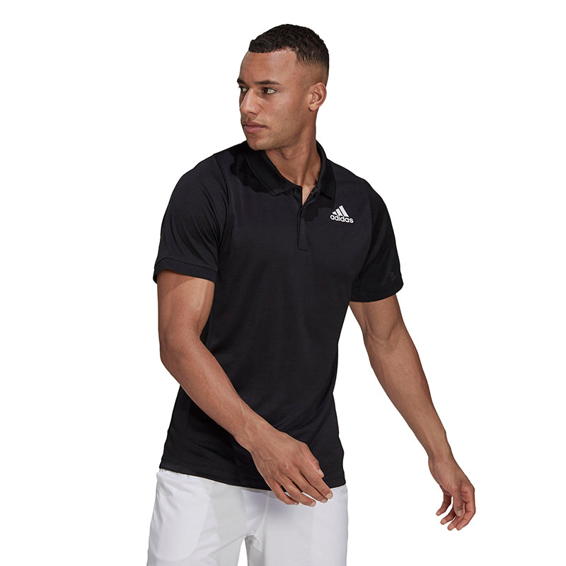 Adidas Tennis Freelift Polo (M) (Black)