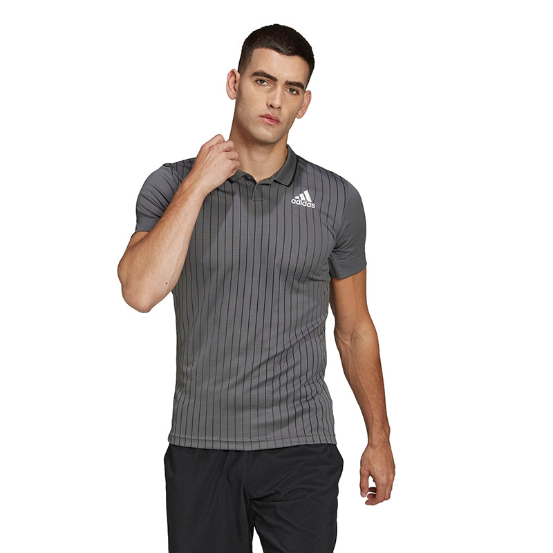 Adidas Melbourne Polo (M) (Grey)