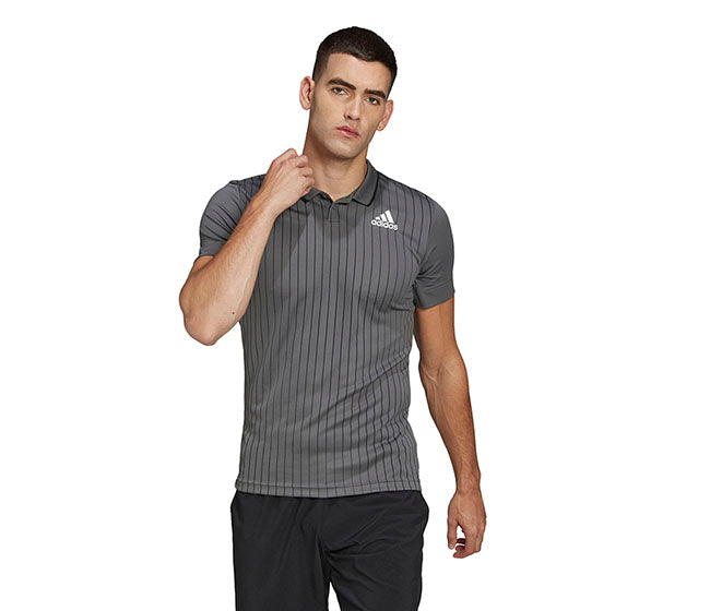 Adidas Melbourne Polo (M) (Grey)