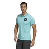 Adidas Paris Freelift Polo (M) (Aqua)