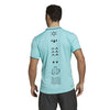 Adidas Paris Freelift Polo (M) (Aqua)