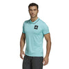 Adidas Paris Freelift Polo (M) (Aqua)