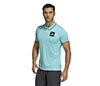 Adidas Paris Freelift Polo (M) (Aqua)