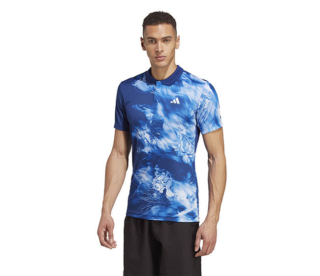 Adidas Melbourne Freelift Polo (M) (Victory Blue)