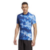 Adidas Melbourne Freelift Polo (M) (Victory Blue)