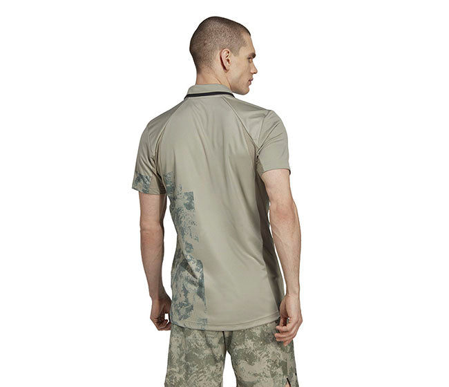 Adidas Paris Freelift Polo (M) (Silver Pebble)