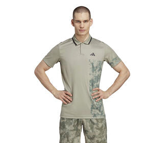 Adidas Paris Freelift Polo (M) (Silver Pebble)