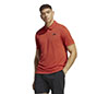 Adidas Club 3 Stripe Polo (M) (Preloved Red)