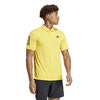 Adidas Club 3 Stripe Polo (M) (Bold Gold)