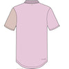 Adidas Clubhouse Color Block Polo (M) (Clear Pink)