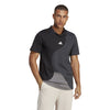 Adidas Clubhouse Color Block Polo (M) (Black/Carbon)