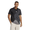 Adidas Clubhouse Color Block Polo (M) (Black/Carbon)