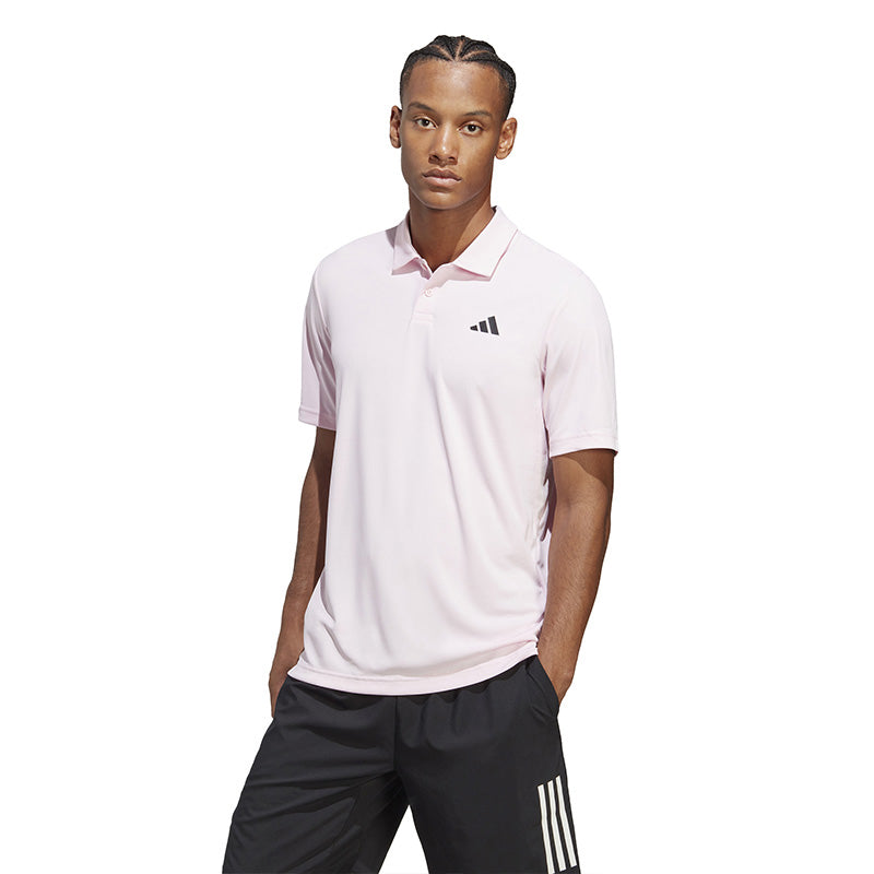 Adidas Club 3 Stripe Polo (M) (Clear Pink)
