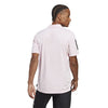 Adidas Club 3 Stripe Polo (M) (Clear Pink)