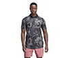 Adidas Club Graphic Polo (M) (Grey)