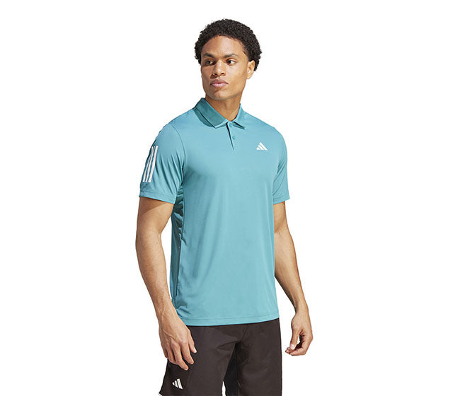 Adidas Club 3 Stripe Polo (M) (Arctic Fusion)