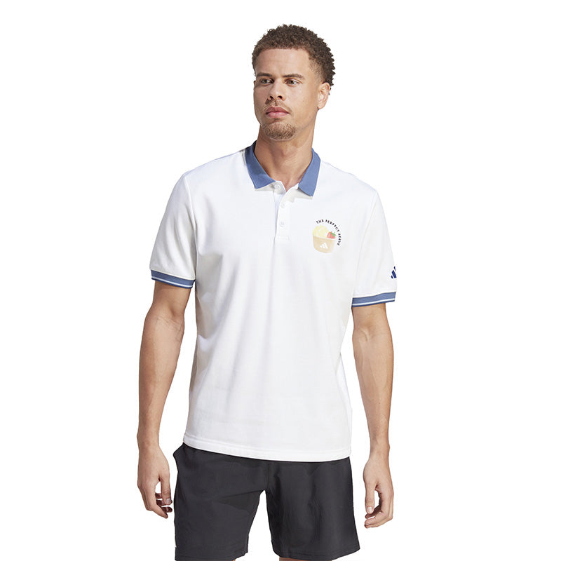 Adidas Clubhouse Premium Classic Polo (M) (White)