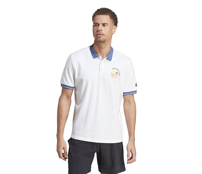 Adidas Clubhouse Premium Classic Polo (M) (White)
