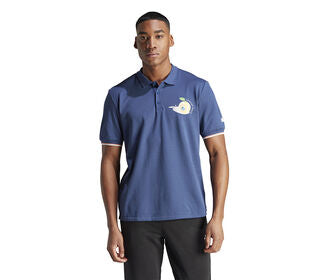 Adidas Clubhouse Premium Classic Tennis Polo (M) (Indigo)