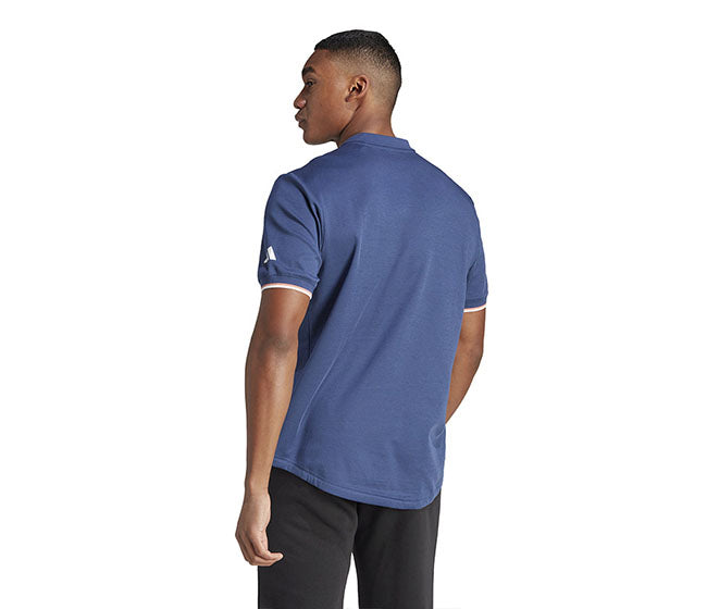 Adidas Clubhouse Premium Classic Tennis Polo (M) (Indigo)