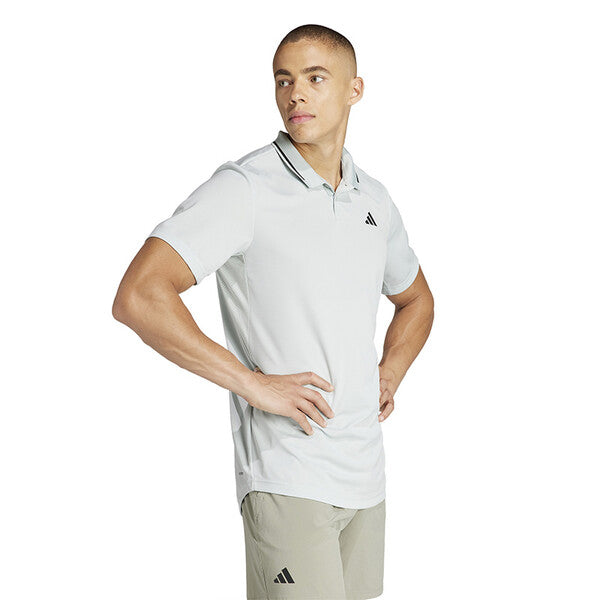 Adidas Club Pique Polo (M) (Wonder Silver)