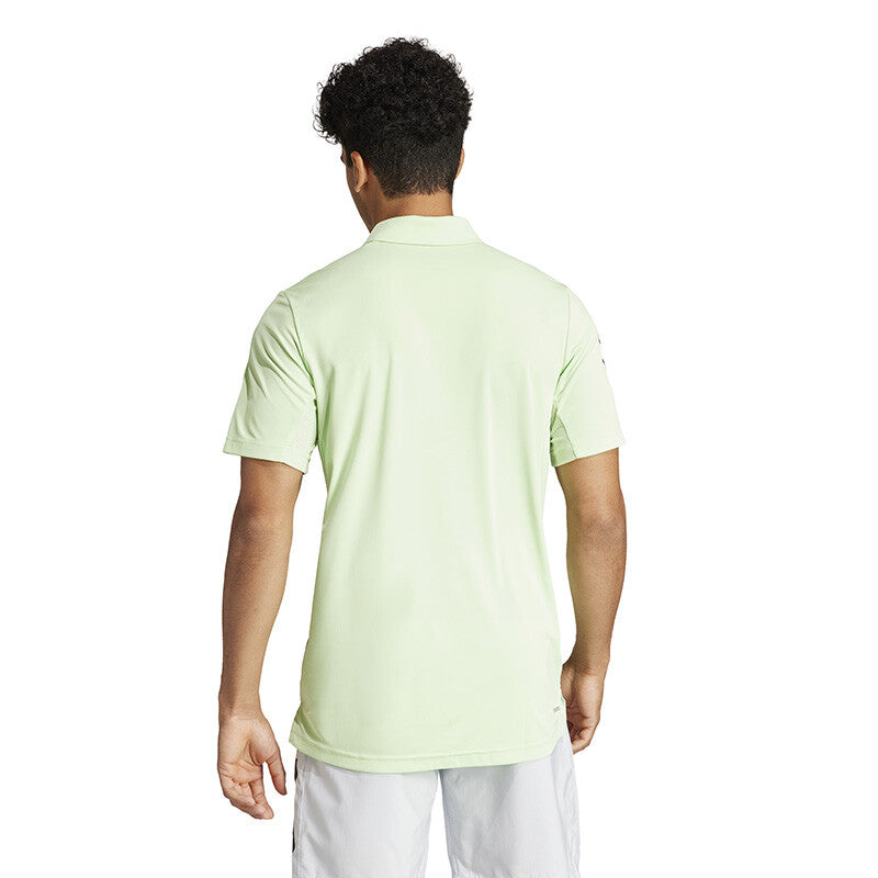 Adidas Club 3 Stripe Polo (M) (Green Spark)