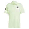Adidas Club 3 Stripe Polo (M) (Green Spark)