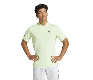 Adidas Club 3 Stripe Polo (M) (Green Spark)