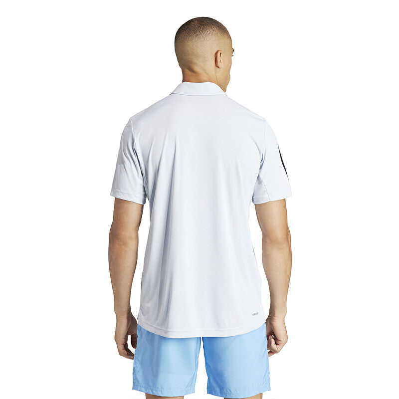 Adidas Club 3 Stripe Polo (M) (Halo Blue)