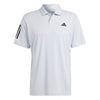 Adidas Club 3 Stripe Polo (M) (Halo Blue)