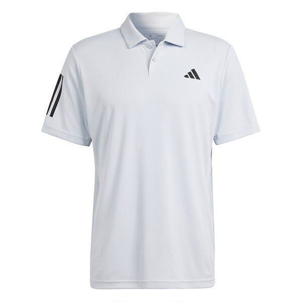 Adidas Club 3 Stripe Polo (M) (Halo Blue)