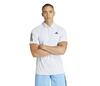 Adidas Club 3 Stripe Polo (M) (Halo Blue)