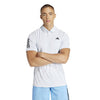 Adidas Club 3 Stripe Polo (M) (Halo Blue)