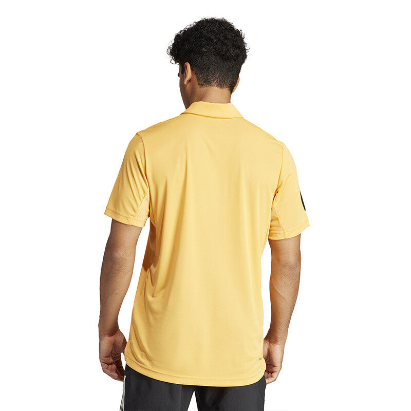 Adidas Club 3 Stripe Polo (M) (Hazy Orange)