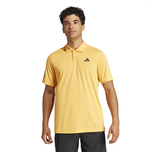 Adidas Club 3 Stripe Polo (M) (Hazy Orange)
