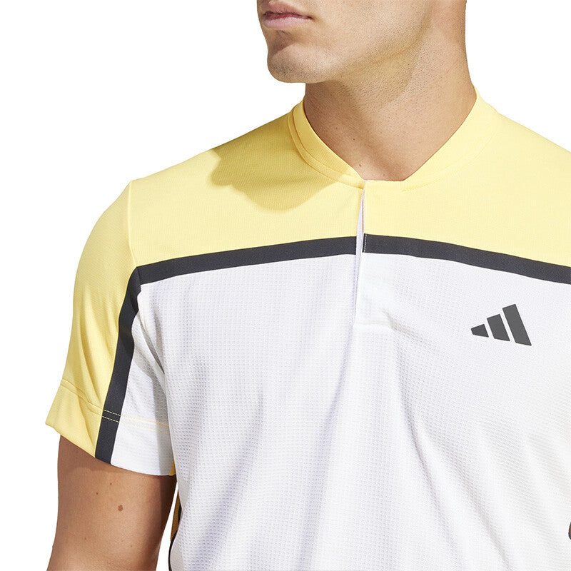 Adidas Freelift Henley Pro Polo (M) (White/Spark)