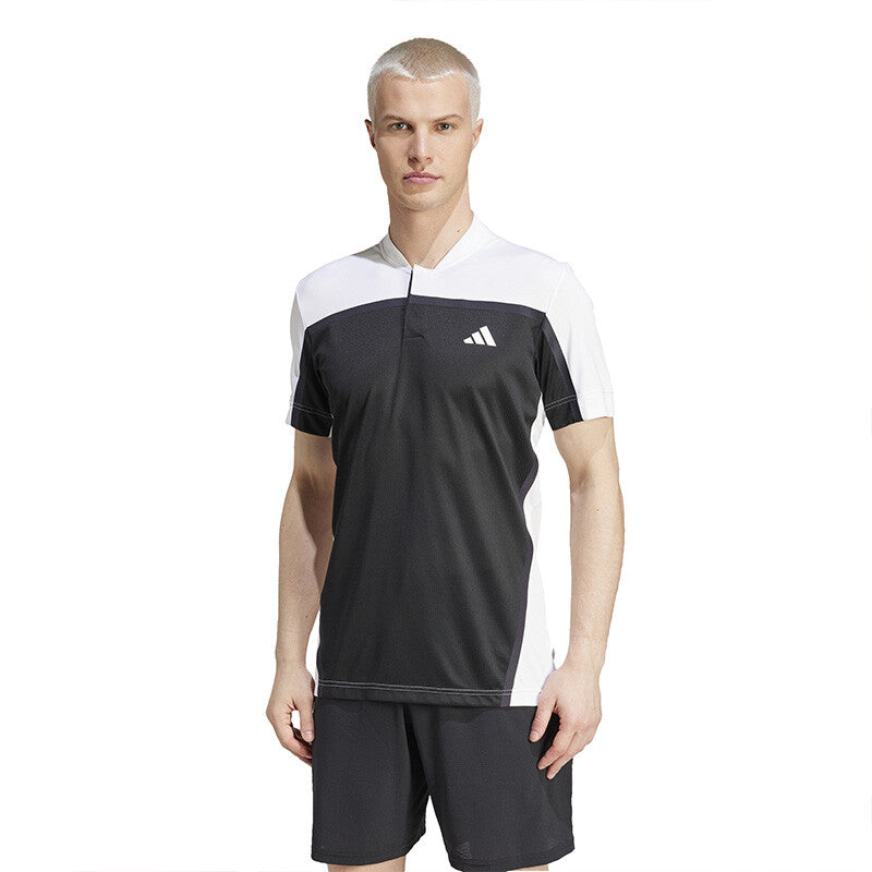 Adidas Freelift Henley Pro Polo (M) (Black/White)