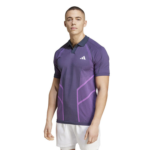 Adidas Seamless Freelift Polo Pro (M) (Aurora Ink)