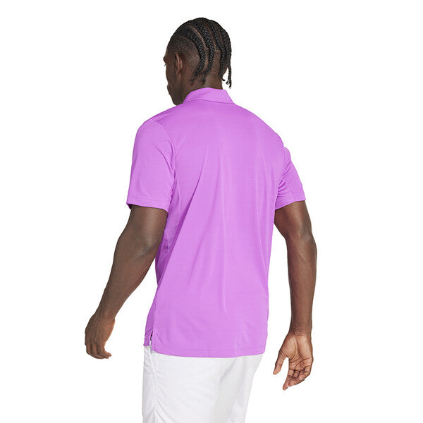 Adidas Club 3 Stripe Polo (M) (Purple Burst)
